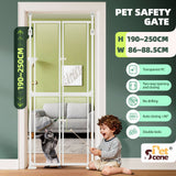 DS BD Retractable Safety Gate Pet Dog Cat Extra Tall Invisible Fence Enclosure
