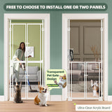 DS BD Retractable Safety Gate Pet Dog Cat Extra Tall Invisible Fence Enclosure
