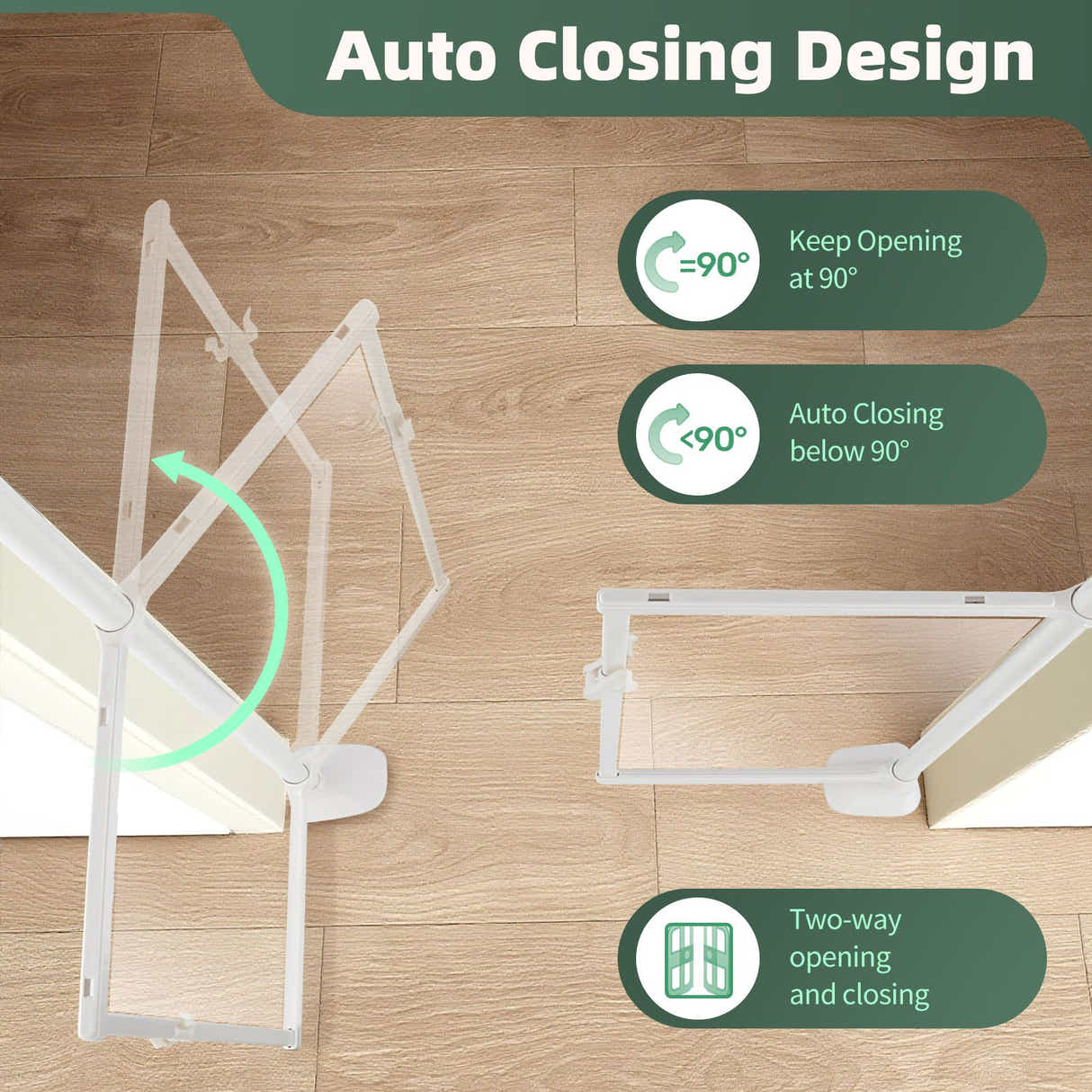 DS BD Retractable Safety Gate Pet Dog Cat Extra Tall Invisible Fence Enclosure
