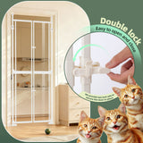 DS BD Retractable Safety Gate Pet Dog Cat Extra Tall Invisible Fence Enclosure