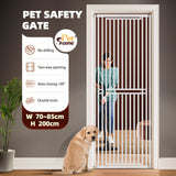 DS BD 200cm Tall Safety Gate Pet Dog Cat Fence Enclosure Barrier Safe Guard