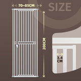 DS BD 200cm Tall Safety Gate Pet Dog Cat Fence Enclosure Barrier Safe Guard