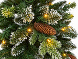 DS Christmas Tree Snow Tips with Lights - 7FT/210cm