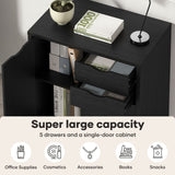 DS BD Mobile File Cabinet 5 Drawer Side UnderDesk Filing Document Organiser Home
