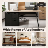 DS BD Mobile File Cabinet 5 Drawer Side UnderDesk Filing Document Organiser Home