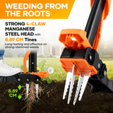 DS BD 4 Claw Stand Up Weeder Puller Garden Weeding Hand Tool Lawn Weed Remover