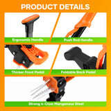 DS BD 4 Claw Stand Up Weeder Puller Garden Weeding Hand Tool Lawn Weed Remover