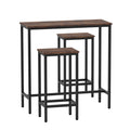 DS BD Bar Table & Stools Set Dining Desk Kitchen Chairs For Home Cafe bar
