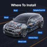 DS BD Butyl Sound Deadener Car Noise Insulation Deadening Mat Automotive Shock