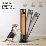 DS BD Maxkon Freestanding Infrared Heater 1500W Electric Patio Space Warmer