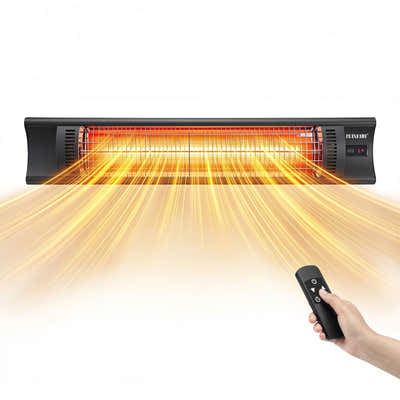 DS BD Maxkon 2000W Infrared Heater IP55 Carbon Fibre Electric Space Room Patio