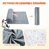 DS BD Pet Dog Heating Pad Heated Cat Bed Blanket Waterproof Electric Heater60x45