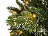 DS Christmas Tree Snow Tips with Lights - 7FT/210cm