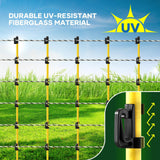 DS BD Electric Fence Post 20pcs 127cm Tread Step In Wire Temporary FencingGarden