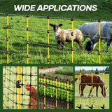 DS BD Electric Fence Post 20pcs 127cm Tread Step In Wire Temporary FencingGarden
