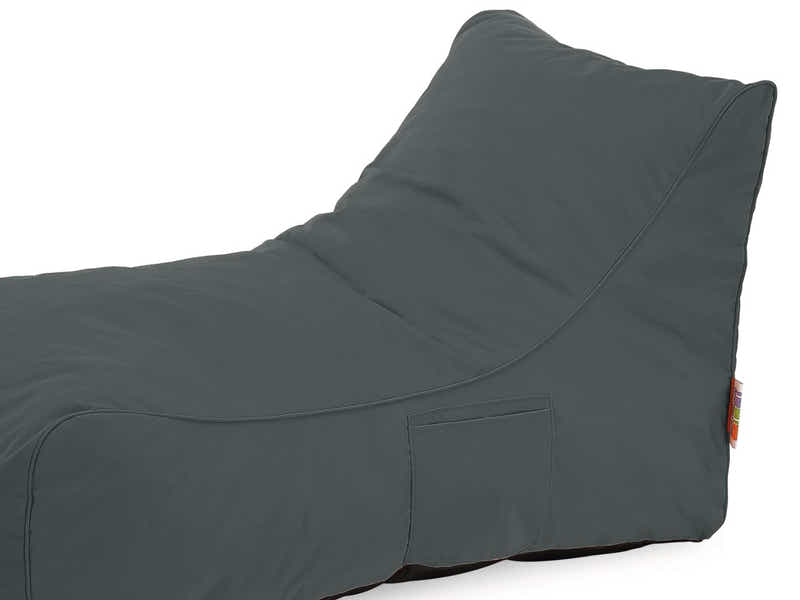 Outdoor Foam Lounger Bed - Grey