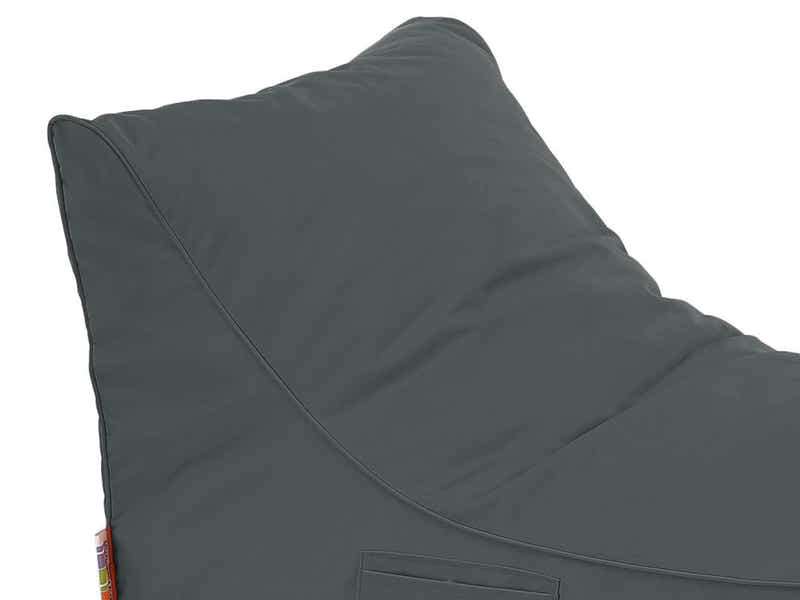 Outdoor Foam Lounger Bed - Grey