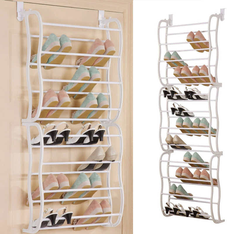 DS BS 12 Tier Over the Door Shoe Rack Organizer