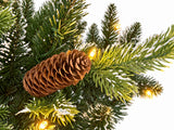 DS Christmas Tree Snow Tips with Lights - 7FT/210cm