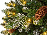 DS Christmas Tree Snow Tips with Lights - 7FT/210cm