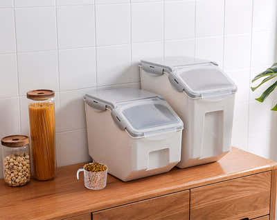 DS BS Pet Food Sealed Storage Tank Box-M