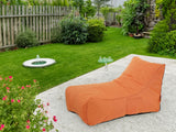 Outdoor Foam Bed Orange