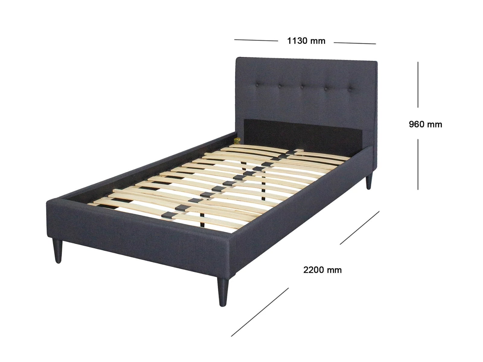 Novo Bed Frame - King Single