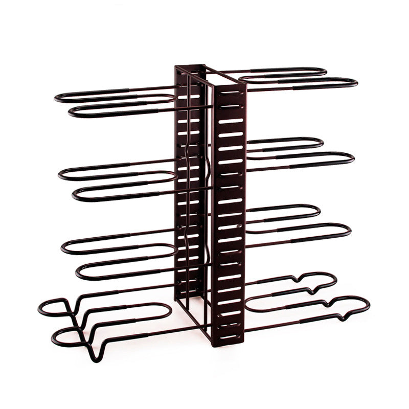 DS BS Adjustable 8 Tier Pan and Pot Lid Holder Rack