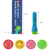 DS BS Kids Night Story Projector Torch with 4 Story