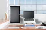 DS BS 2-in-1 Adjustable Dual Arm Desk Mounts Stand Holder Monitor and Laptop