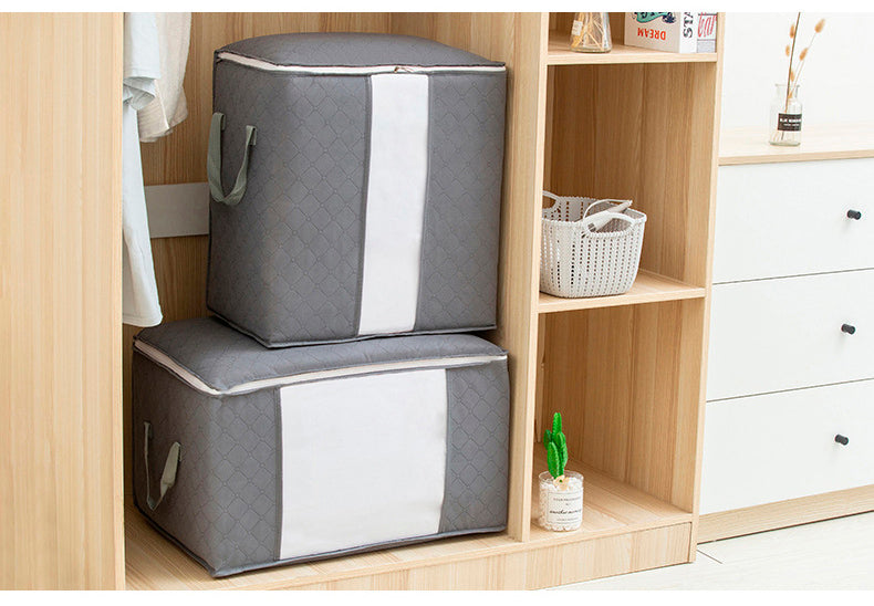 DS BS 4 Pack Large Foldable Wardrobe Organizer Clothes Storage Bag