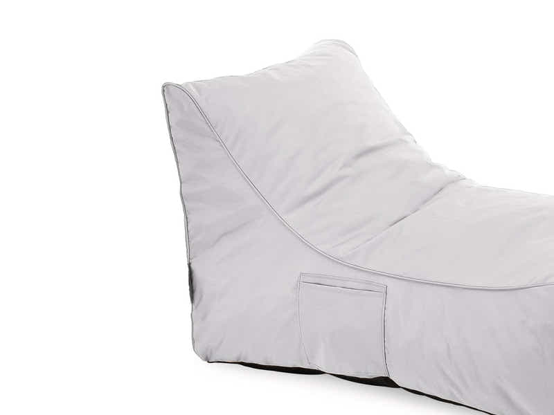 Outdoor Foam Lounger Bed - White