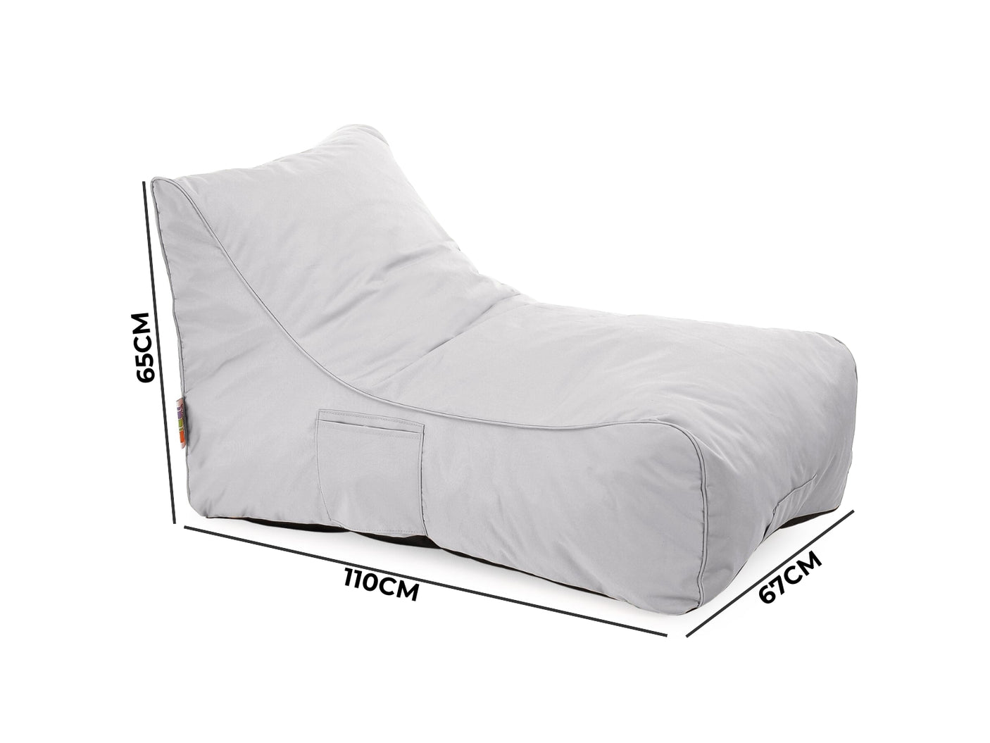Outdoor Foam Bed White