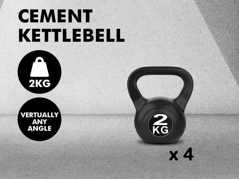 Cement Kettlebell 2kg - Set of 4