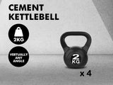 Cement Kettlebell 2kg - Set of 4