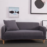 DS BS High Stretch Sofa Couch Slipcover Two Seat-Gray