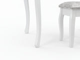 3-Mirror Dressing Table Set White - 79 cm