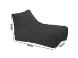 Outdoor Foam Bed Black
