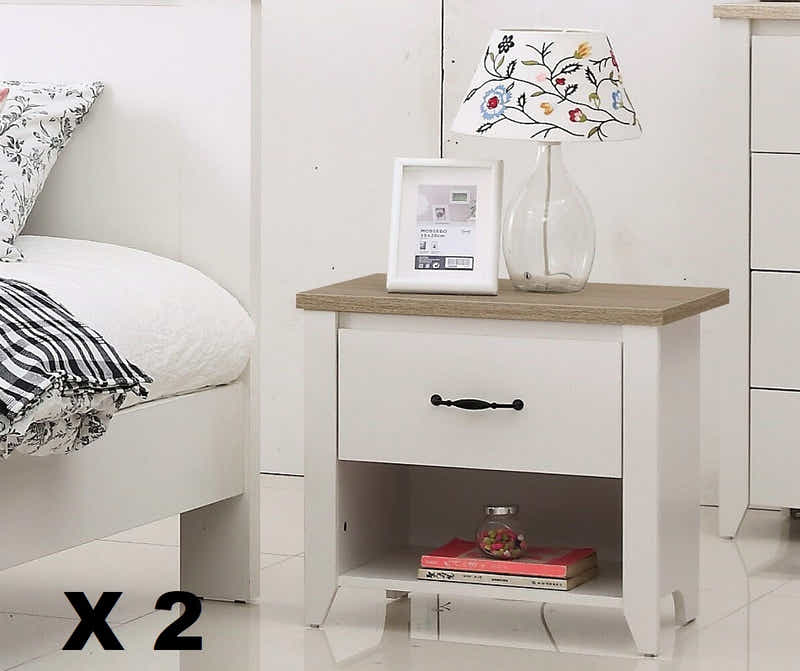 Adelle Bedside Table x 2