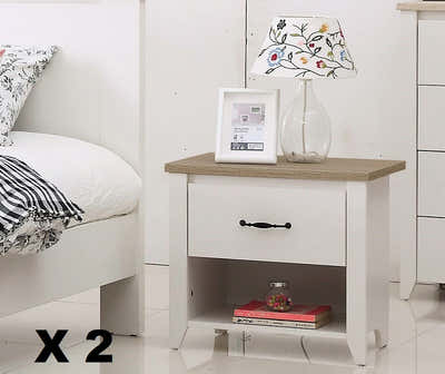 Adelle Bedside Table x 2
