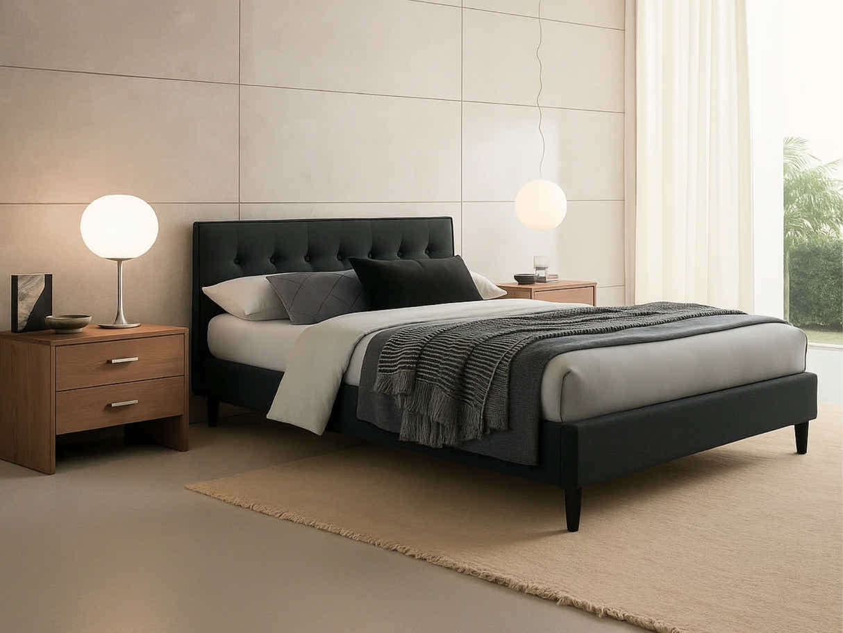 Novo Bed Frame & Euro Top Mattress J32 - Double