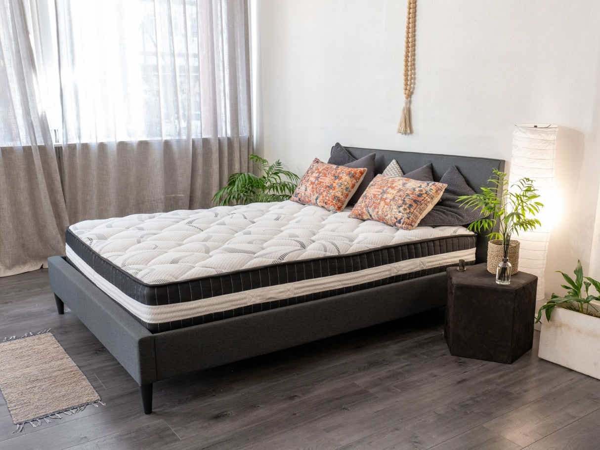 Novo Bed Frame & Euro Top Mattress J32 - Double
