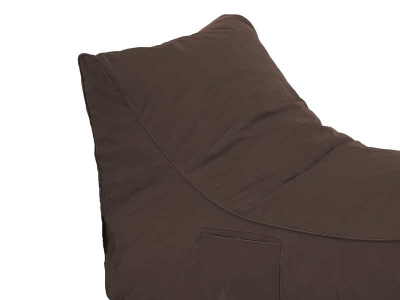 Outdoor Foam Lounger Bed - Brown