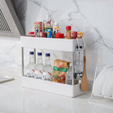 DS BS 4 Tiers Gap Storage Organizer Rack Shelf with Wheels
