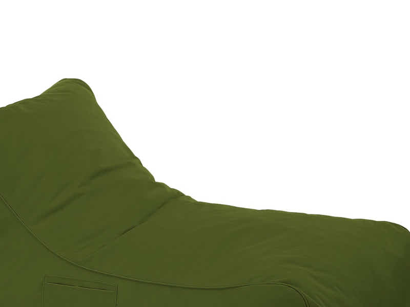 Outdoor Foam Lounger Bed - Olive Green