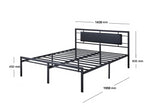 Dakota Metal Bed Frame - Double