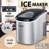 DS BD 2.4L Portable Ice Maker with LED Control Panel