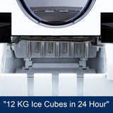 DS BD 2.4L Portable Ice Maker with LED Control Panel