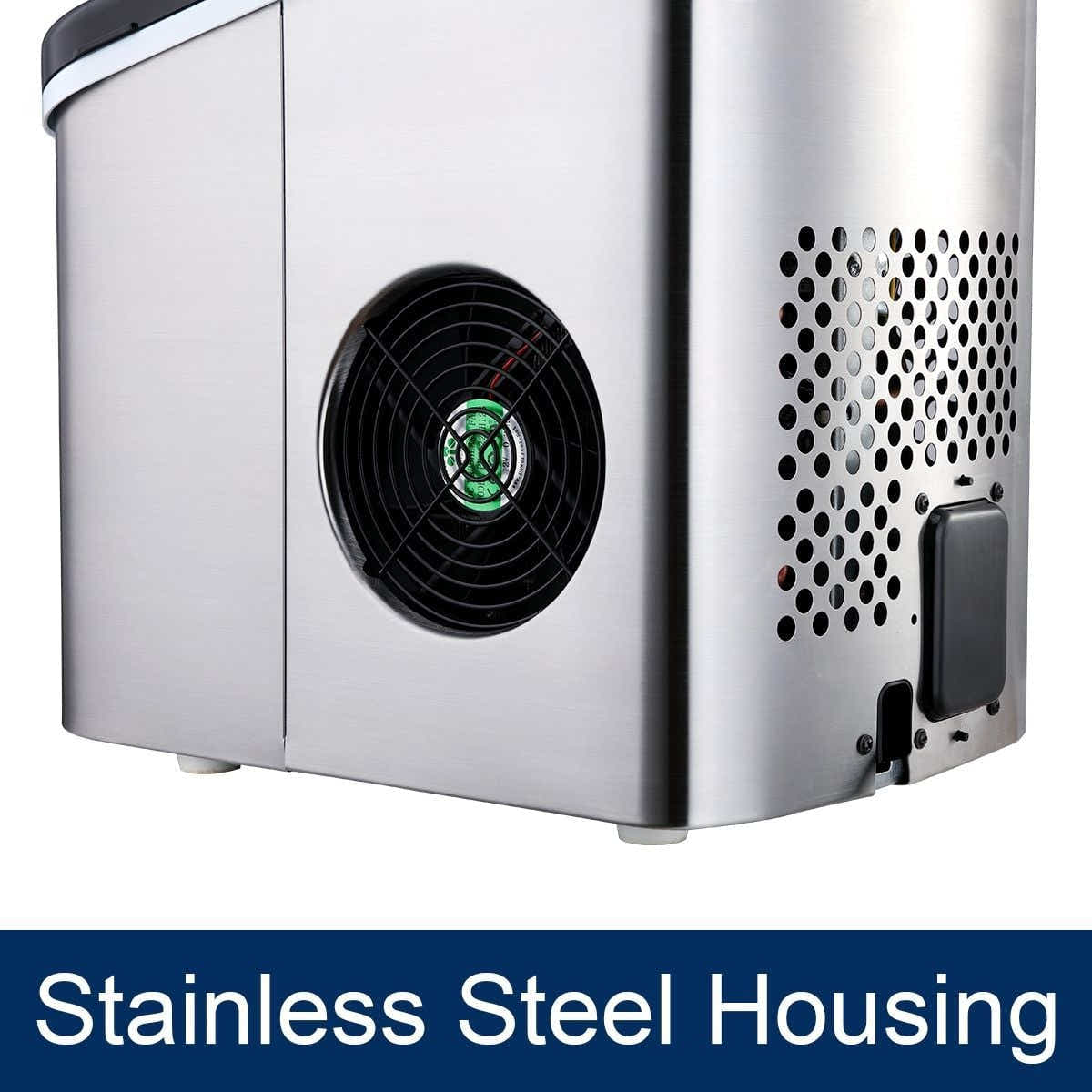 DS BD 2.4L Portable Ice Maker with LED Control Panel