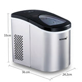 DS BD 2.4L Portable Ice Maker with LED Control Panel